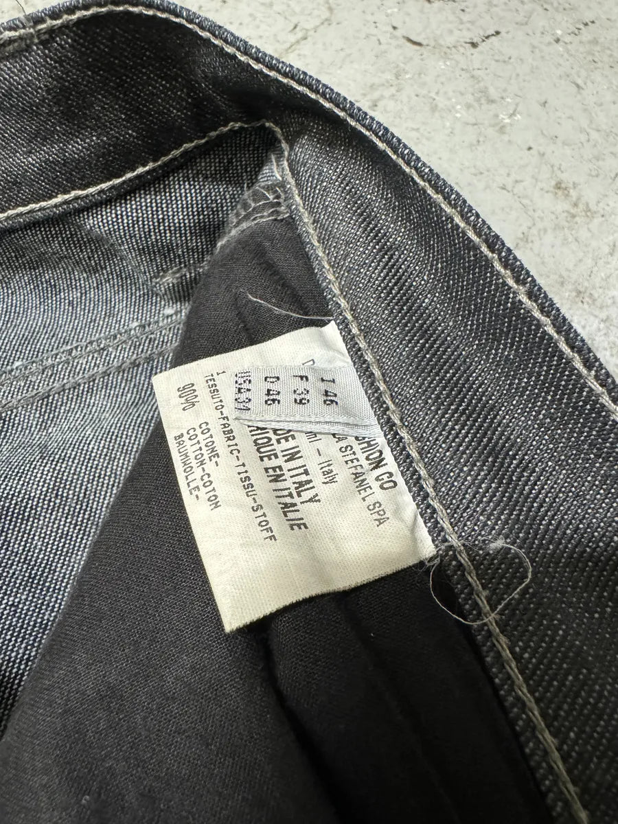 2000s Marithé + François Girbaud Raw Grey Pants (S) FwabloK 8