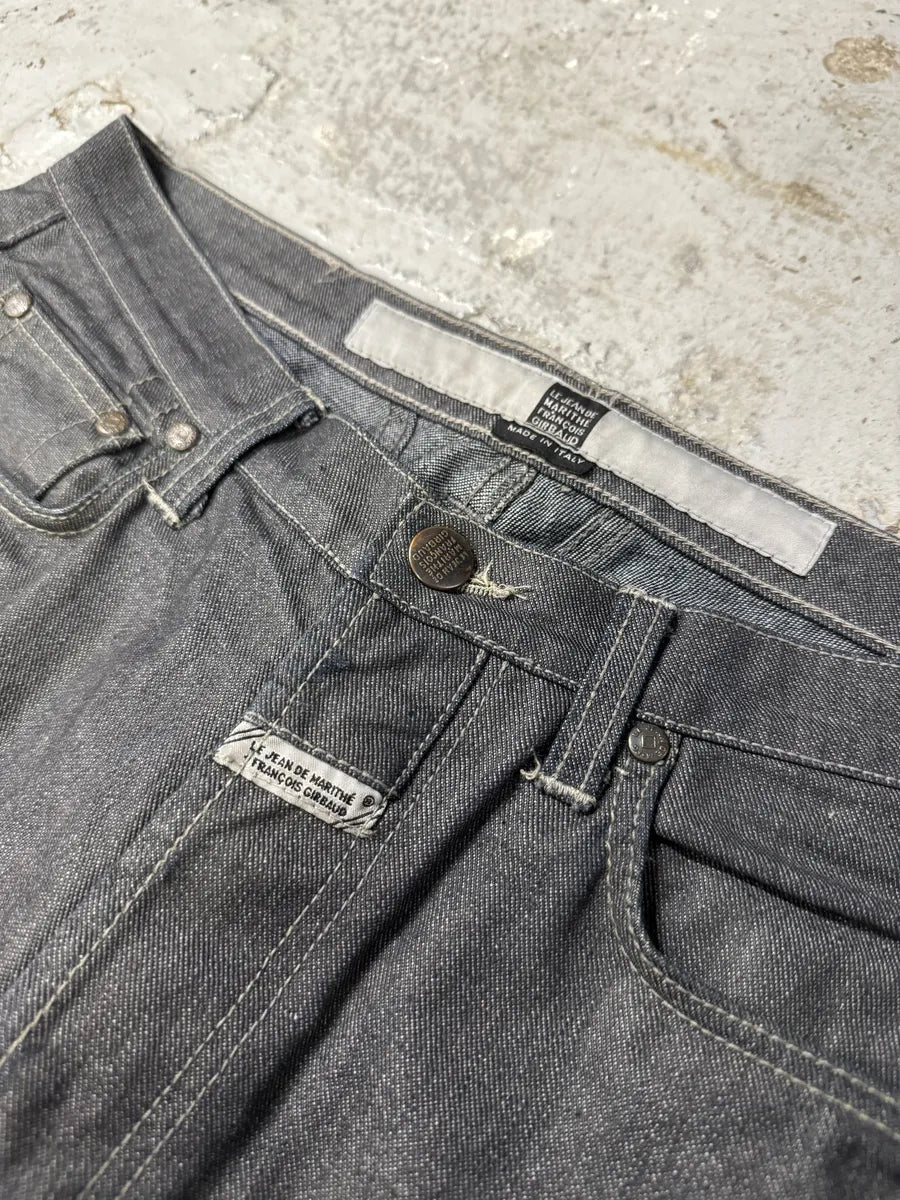 2000s Marithé + François Girbaud Raw Grey Pants (S) FwabloK 9