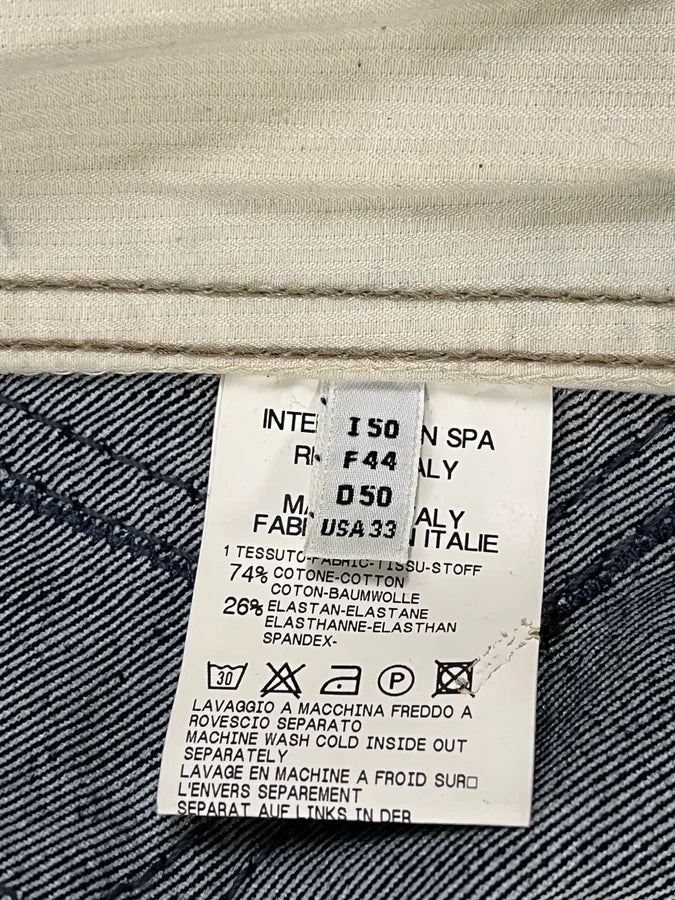 2000s Marithé + François Girbaud Raw Navy Denim Jacket  pbBQQSL 9