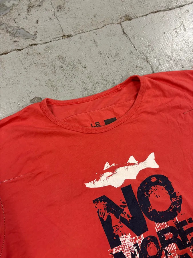 2000s Marithé + François Girbaud Red No More Sea T-Shirt  Hgzgcjf 4