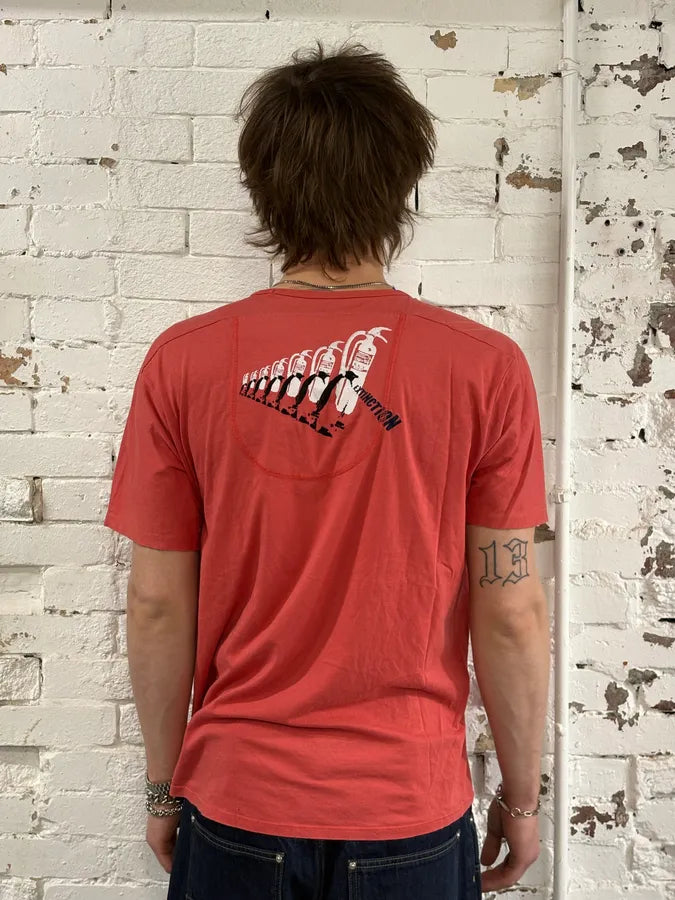 2000s Marithé + François Girbaud Red No More Sea T-Shirt  Hgzgcjf 1