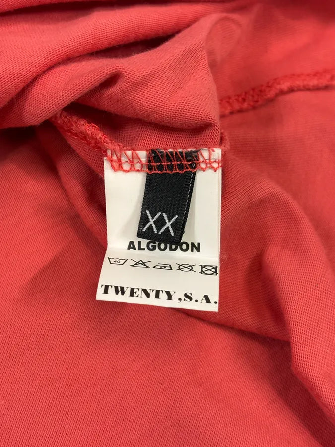 2000s Marithé + François Girbaud Red No More Sea T-Shirt  Hgzgcjf 8