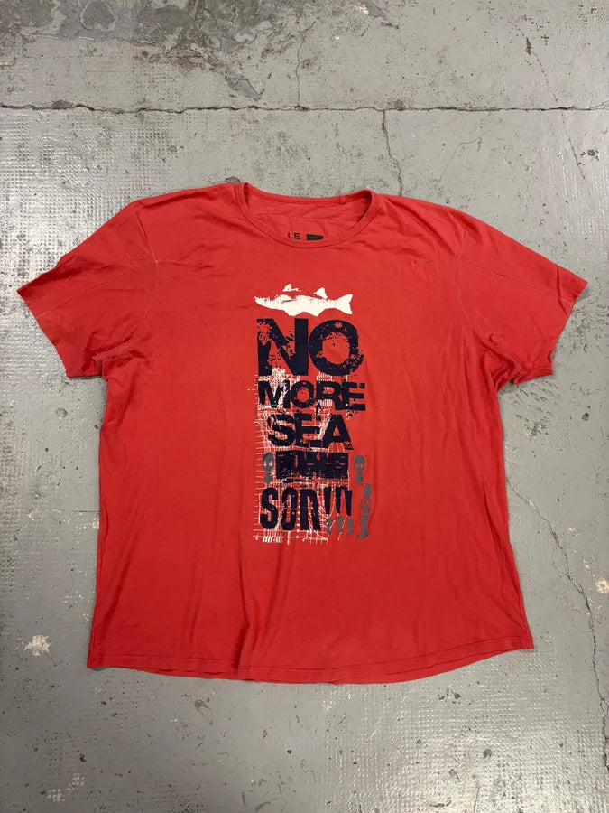 2000s Marithé + François Girbaud Red No More Sea T-Shirt  Hgzgcjf 2
