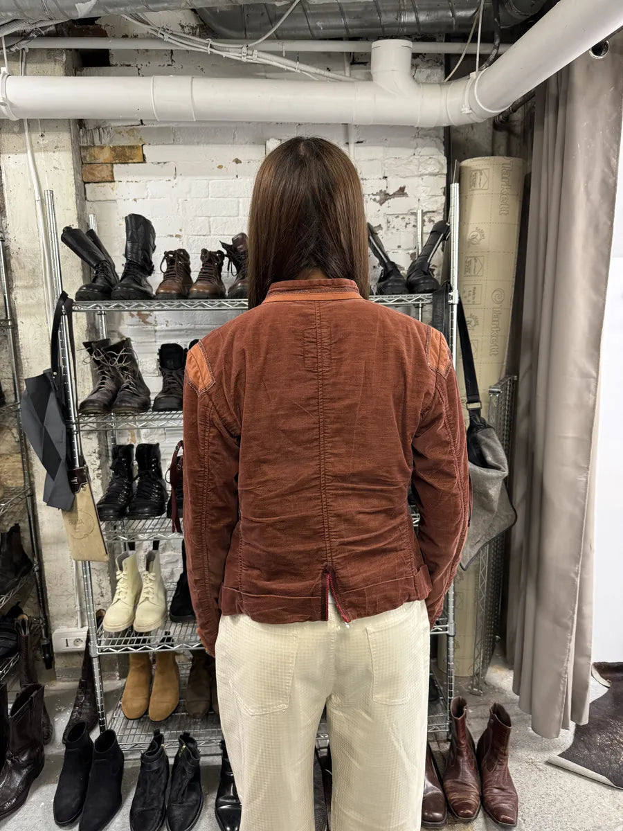2000s Marithé + François Girbaud Rouille Faded Light Samurai Jacket (M) coaQQqn 3