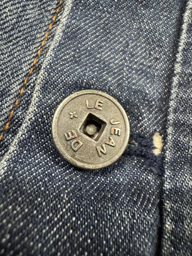 AW2007 Marithé + François Girbaud Signature Blue Denim Buttoned Jacket KZKUnPE 5