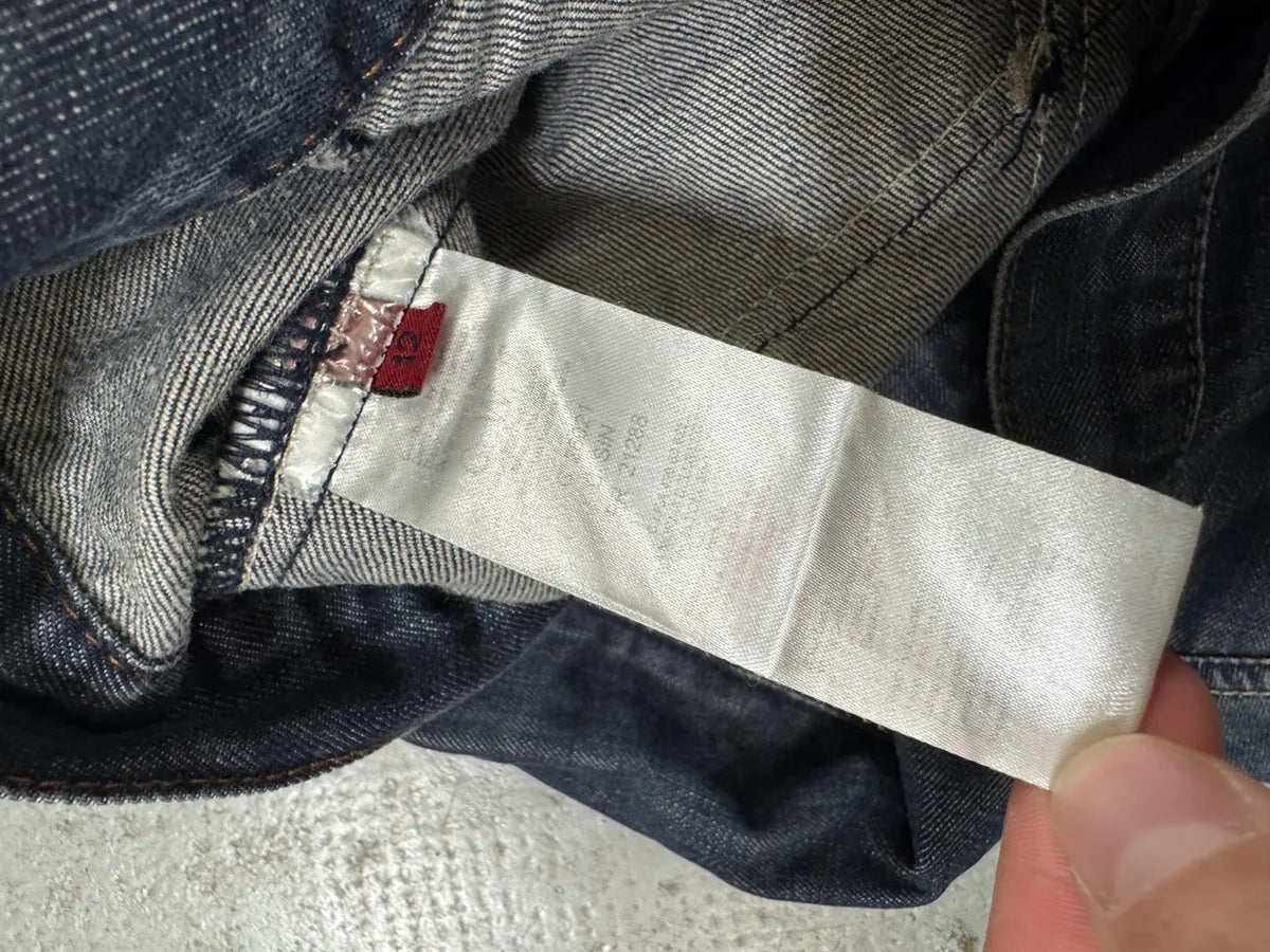 2000s Marithé + François Girbaud Signature Blue Denim Buttoned Jacket (S) KZKUnPE 7