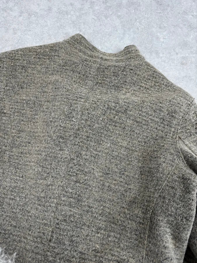 2000s Marithé + François Girbaud Skeleton beige Wool Jacket mQaaeAL 5