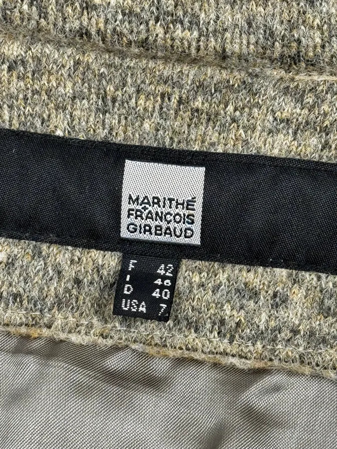 2000s Marithé + François Girbaud Skeleton beige Wool Jacket mQaaeAL 10