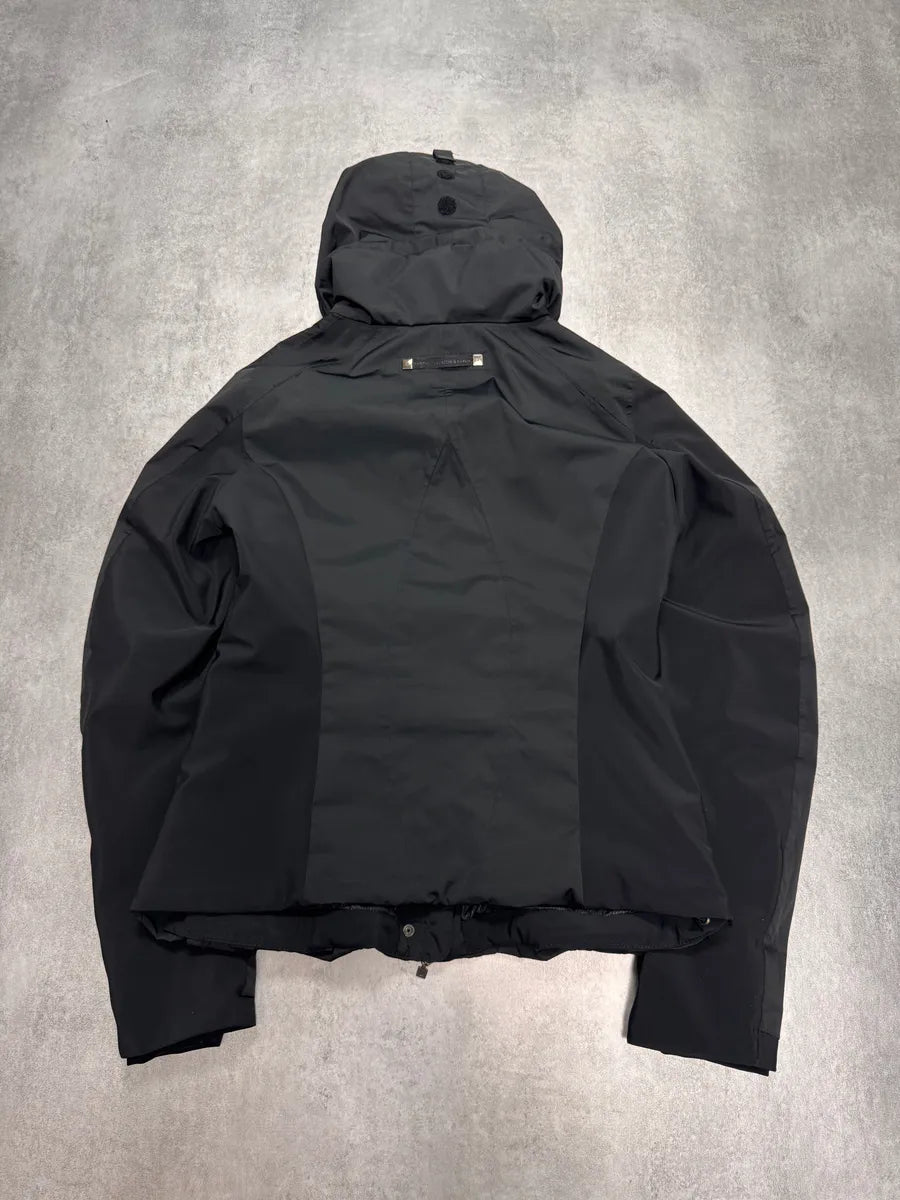 2000s Marithé + François Girbaud Ski Puffer Black Hooded Jacket eWskdYs 5