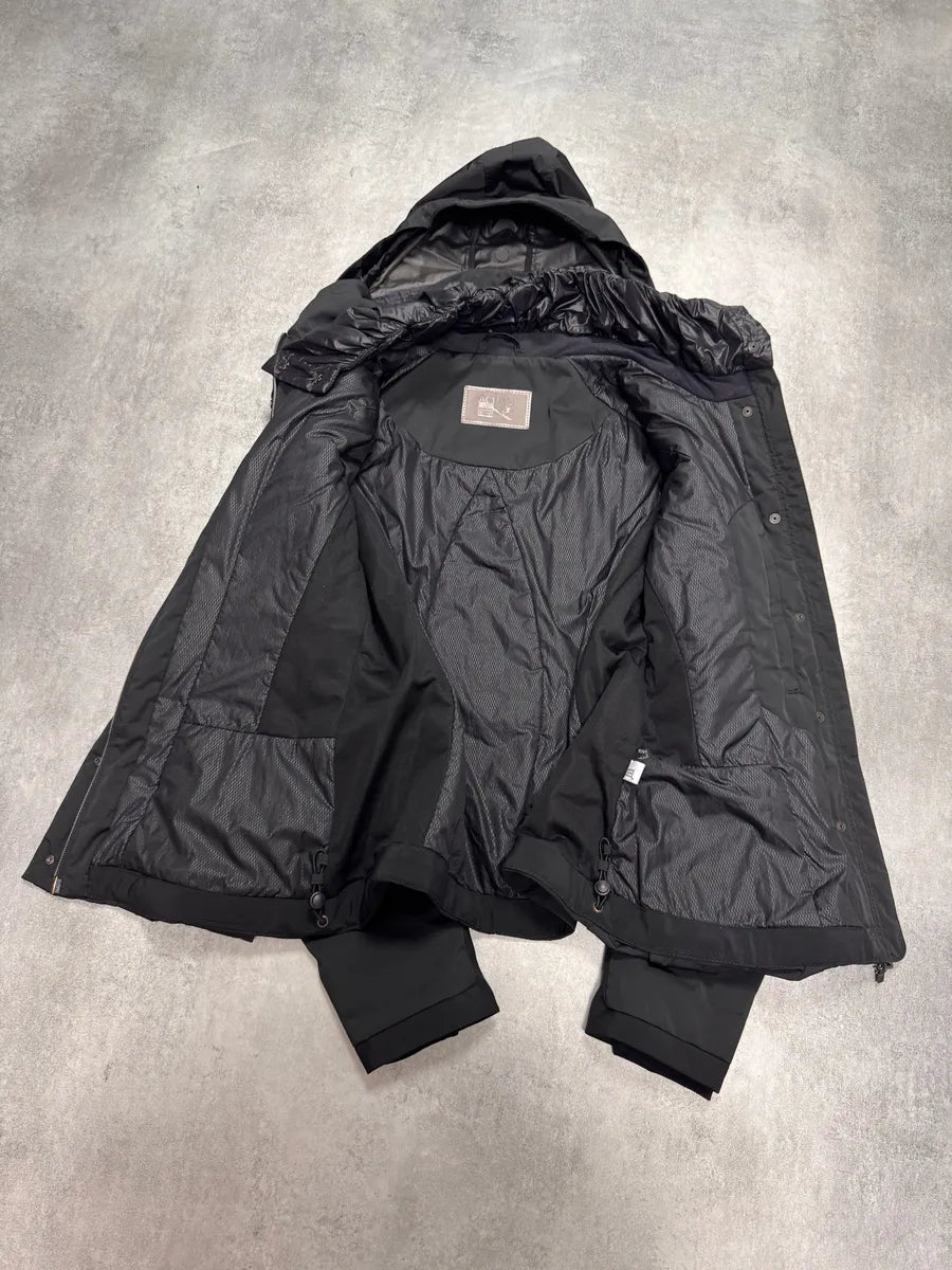 2000s Marithé + François Girbaud Ski Puffer Black Hooded Jacket eWskdYs 6