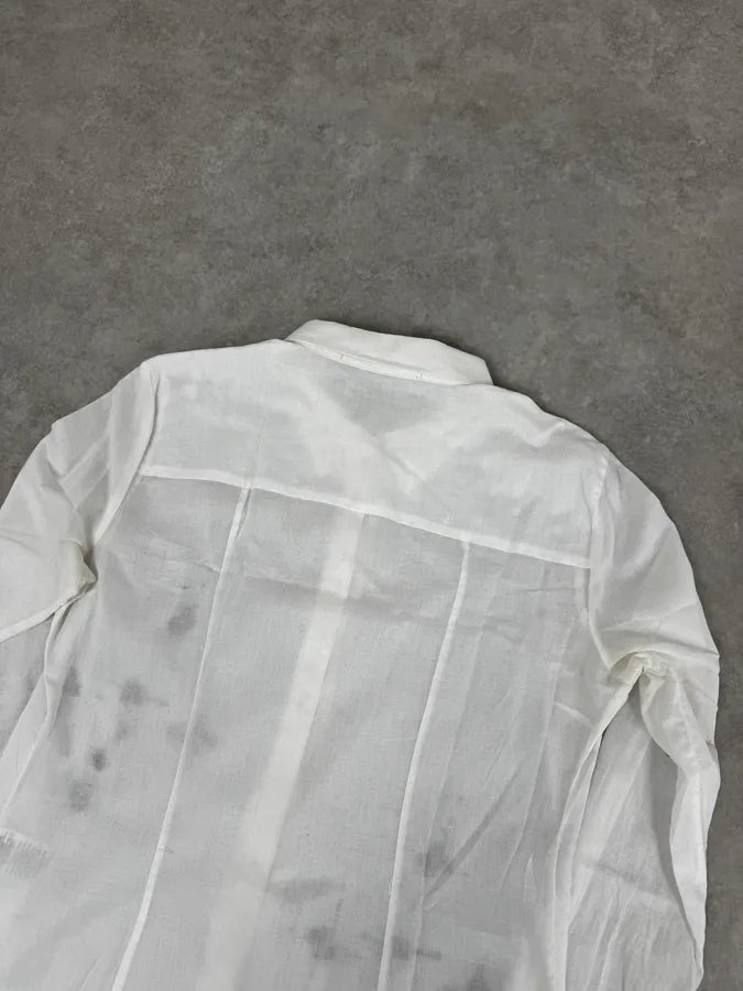 2000s Marithé + François Girbaud Stars White Shirt Cmnpqar 5