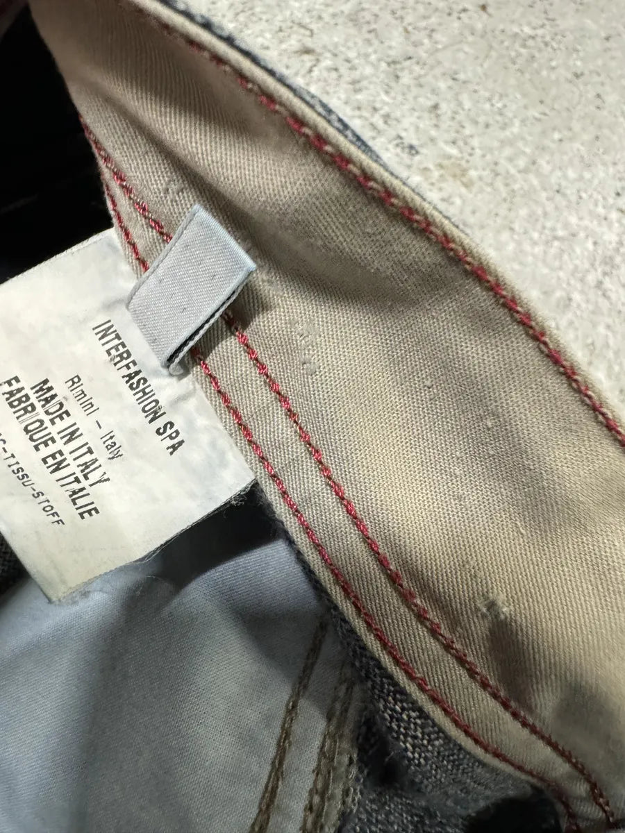 2000s Marithé + François Girbaud Stonewashed Brut Denim Rebel Jeans (M) 10