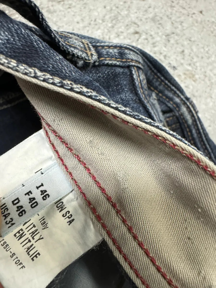 2000s Marithé + François Girbaud Stonewashed Brut Denim Rebel Jeans (M) 9