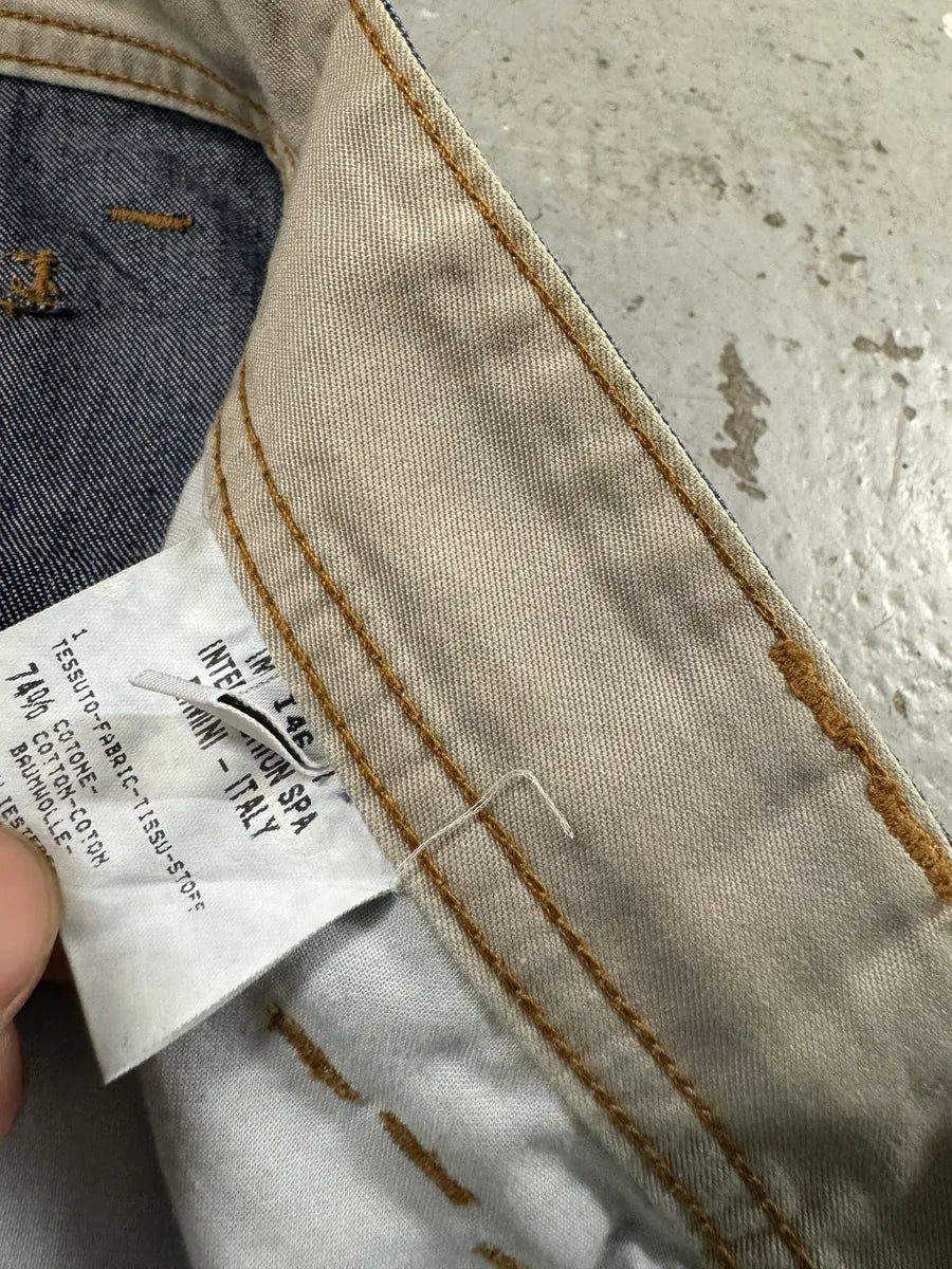 2000s Marithé + François Girbaud Tagged Print Effect Denim Jeans XgLrkFR 7