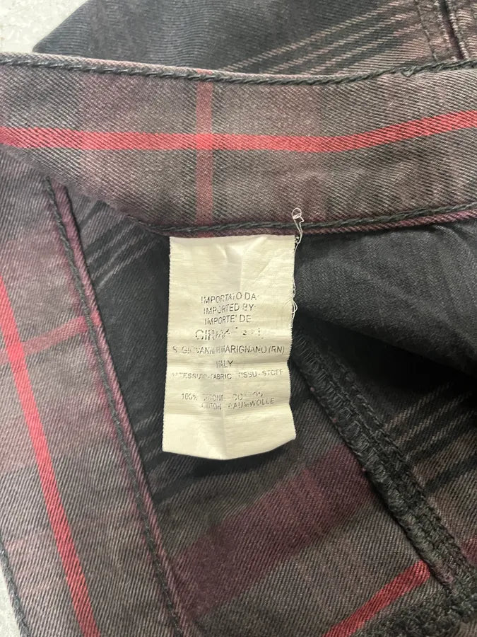 2000s Marithé + François Girbaud Tartan Effect Striped Pants KEZwdMF 10