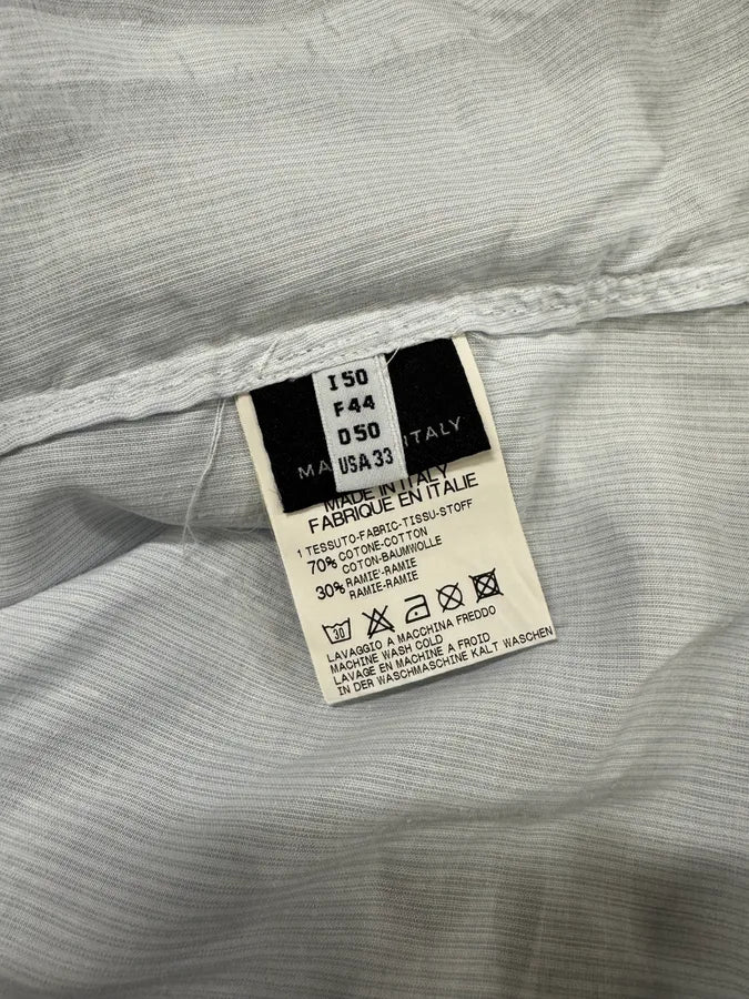 2000s Marithé + François Girbaud USA Print White Shirt VnsYJFs 6