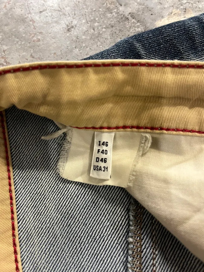 2000s Marithé + François Girbaud Vitality Blue Faded Denim Jeans lhMCrnD 10