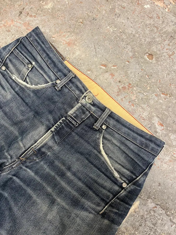 2000s Marithé + François Girbaud Vitality Blue Faded Denim Jeans lhMCrnD 7