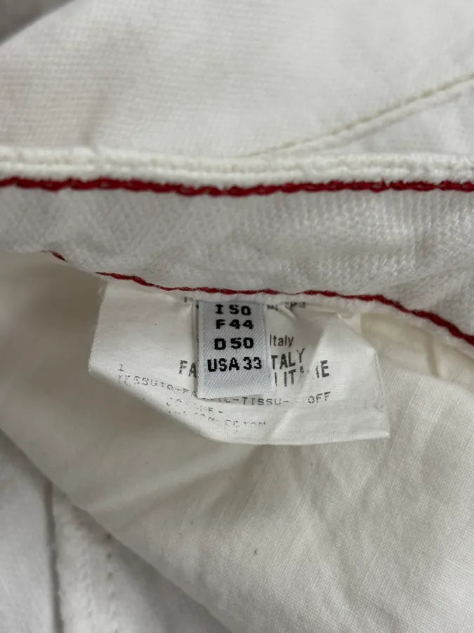 2000s Marithé + François Girbaud White Denim Jeans eUlBvxQ 10