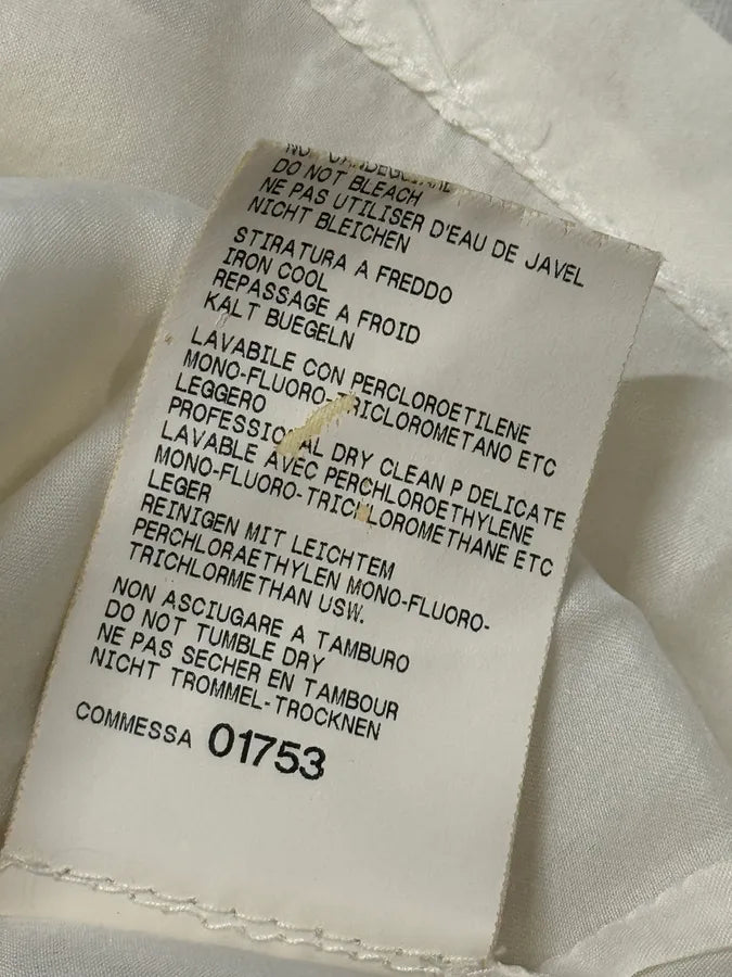 2000s Marithé + François Girbaud White Linen Shirt kFKPQoh 7