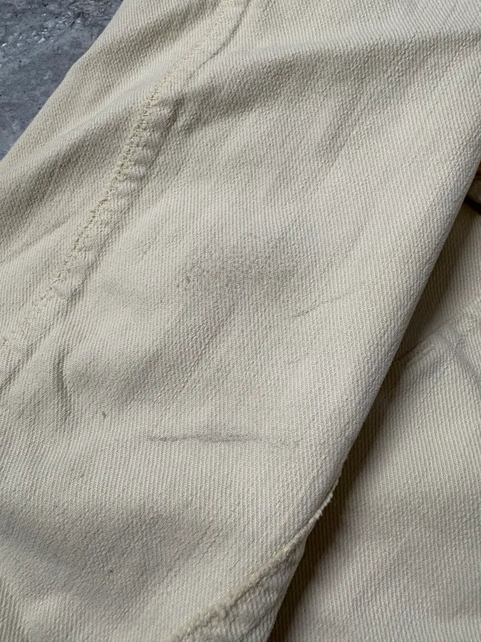 2000s Marithé + François Girbaud White Signature Light Jacket (S/M) XpcGQcP 10