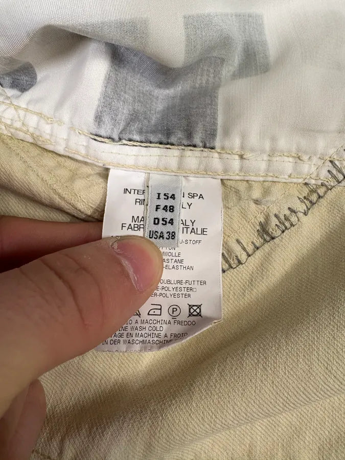 2000s Marithé + François Girbaud White Signature Light Jacket (S/M) XpcGQcP 12