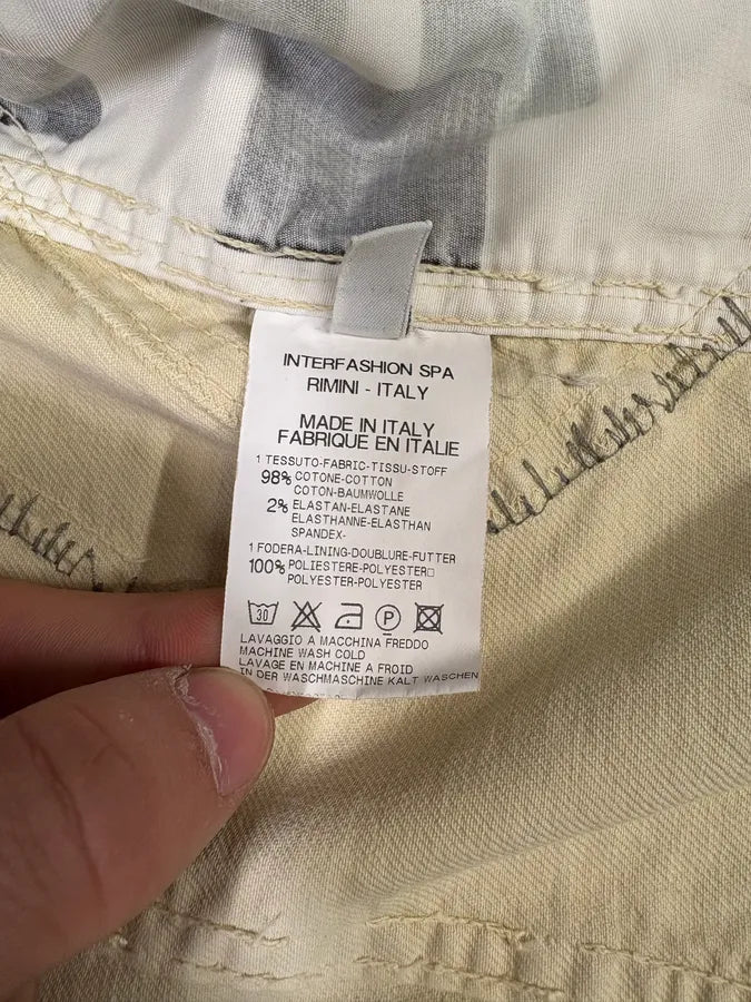 2000s Marithé + François Girbaud White Signature Light Jacket (S/M) XpcGQcP 13