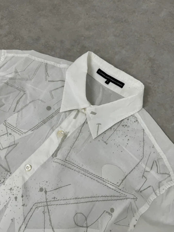 2000s Marithé + François Girbaud White Stars Shirt WAuCWAi 4