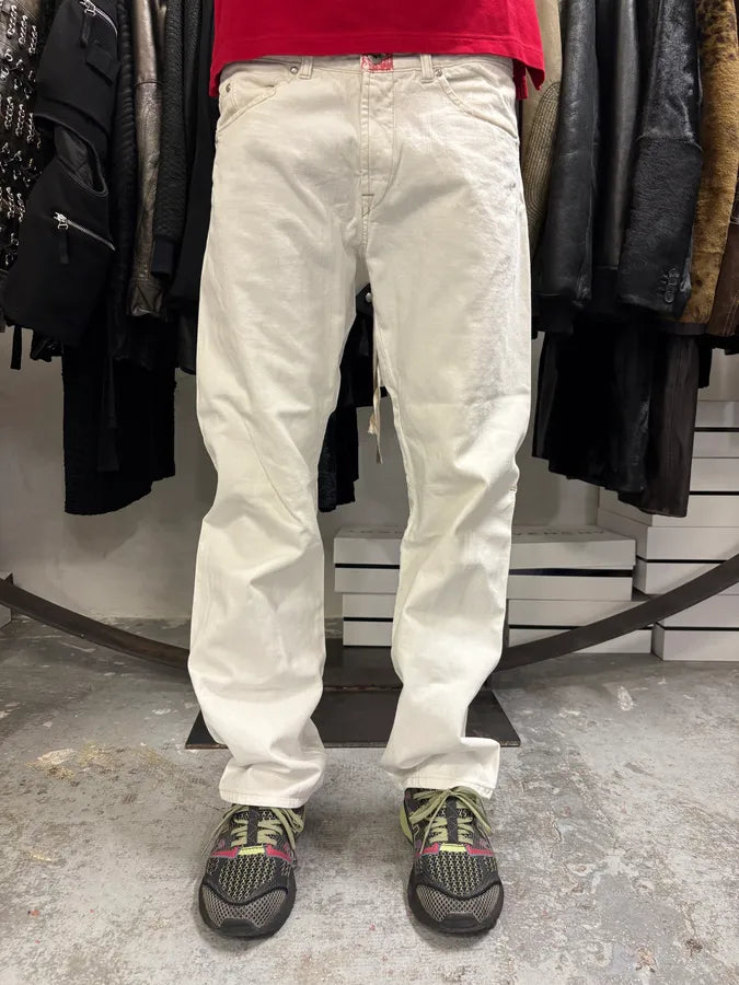 2000s Marithé + François Girbaud White Straight Denim Pants (M/L) TSgWCDQ 1