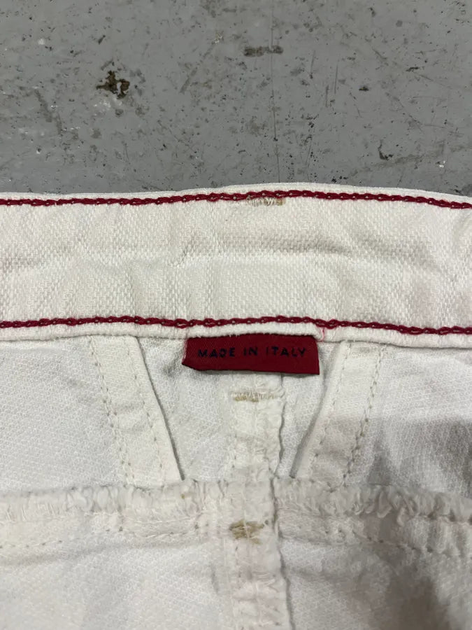 2000s Marithé + François Girbaud White Straight Denim Pants (M/L) TSgWCDQ 10