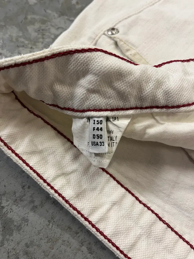 2000s Marithé + François Girbaud White Straight Denim Pants (M/L) TSgWCDQ 11