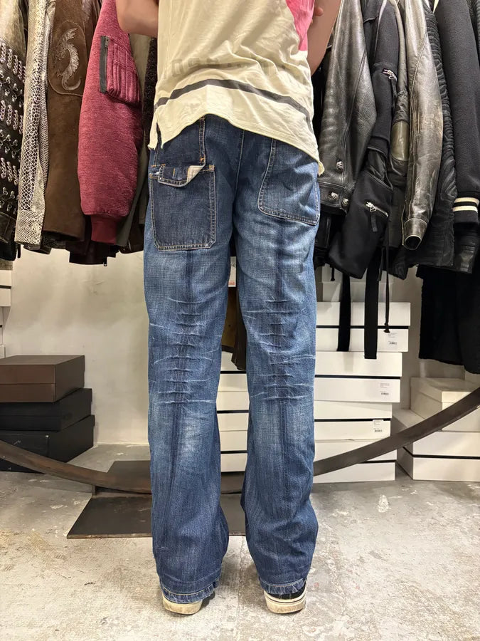 2000s Marithé + François Girbaud Wide Denim Jeans wwhIrwF 4