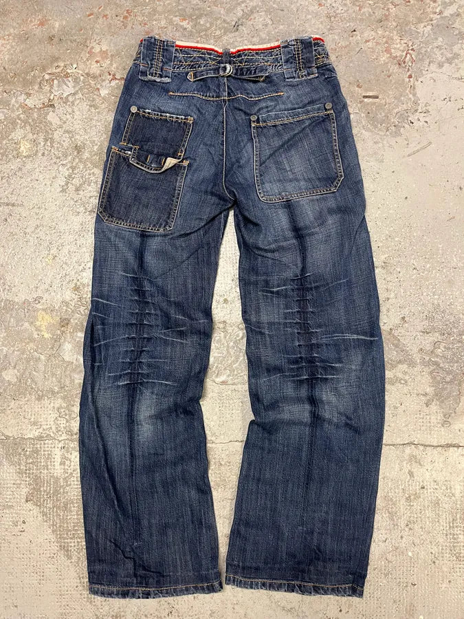 2000s Marithé + François Girbaud Wide Denim Jeans wwhIrwF 1