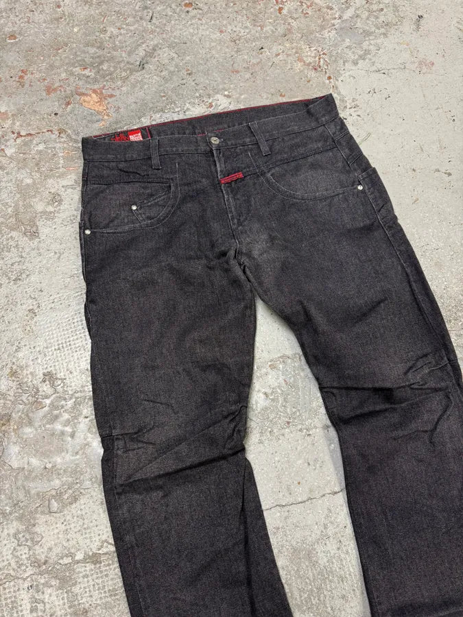 2000s Marithé + François Grey Denim Jeans xXVybPj 4