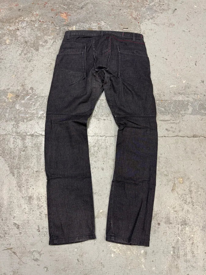2000s Marithé + François Grey Denim Jeans xXVybPj 5
