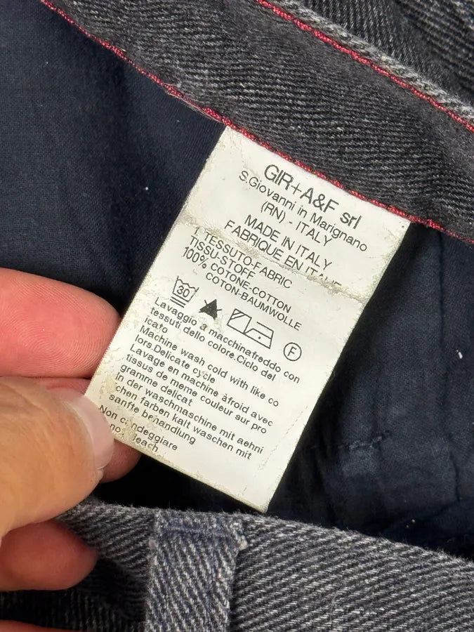 2000s Marithé + François Grey Denim Jeans xXVybPj 8