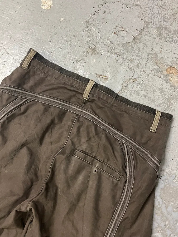 2000s Marithé + François Girbaud Brown Avant-Garde Pants FeLxvbt 6