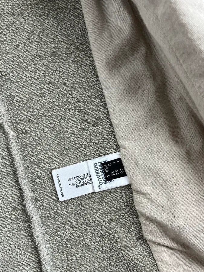 2000s Marithé +François Girbaud Asymmetrical Beige Buttoned Cardigan Jacket sZMZHgL 9