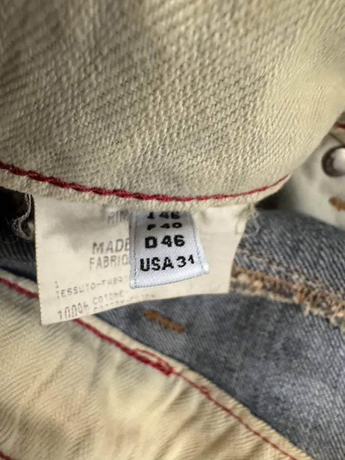 2000s Marithe + Francois Girbaud Blue Faded Jeans WYpUxLm 6