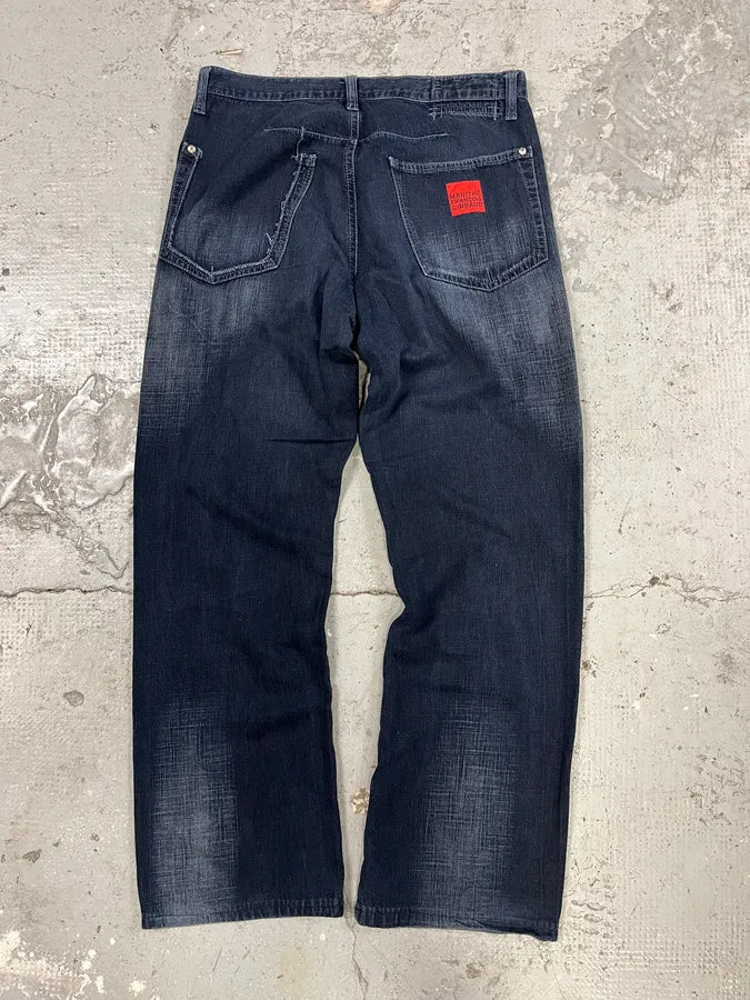 2000s Marithe + Francois Girbaud Faded Tern Denim Jeans (S/M) 10