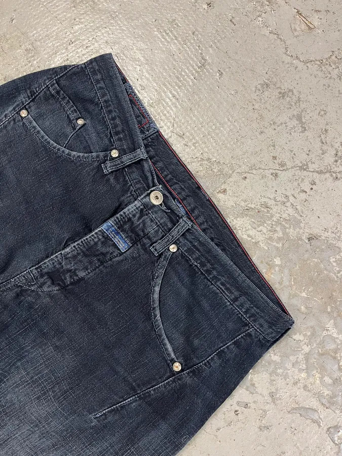 2000s Marithe + Francois Girbaud Faded Tern Denim Jeans (S/M) 9