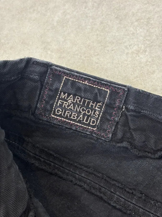 2000s Marithé + François Girbaud Black Denim Jeans hcqNqdU 7
