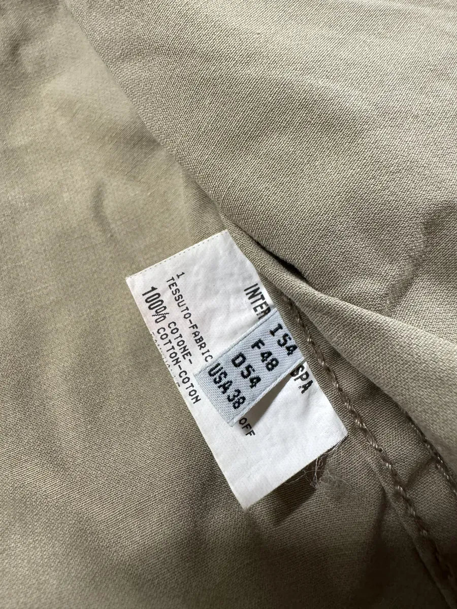 2000s Marithé + François Girbaud Bondage Straps Khaki Tactical Shirt Jacket sJtjYpy 10