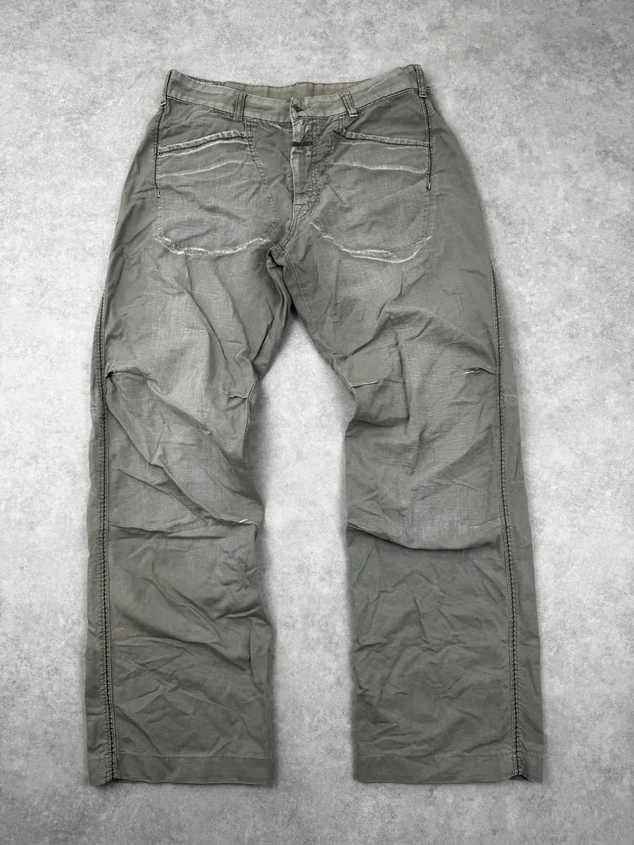 2000s Marithé + François Girbaud Faded Grey Denim Jeans XypAXuL 3