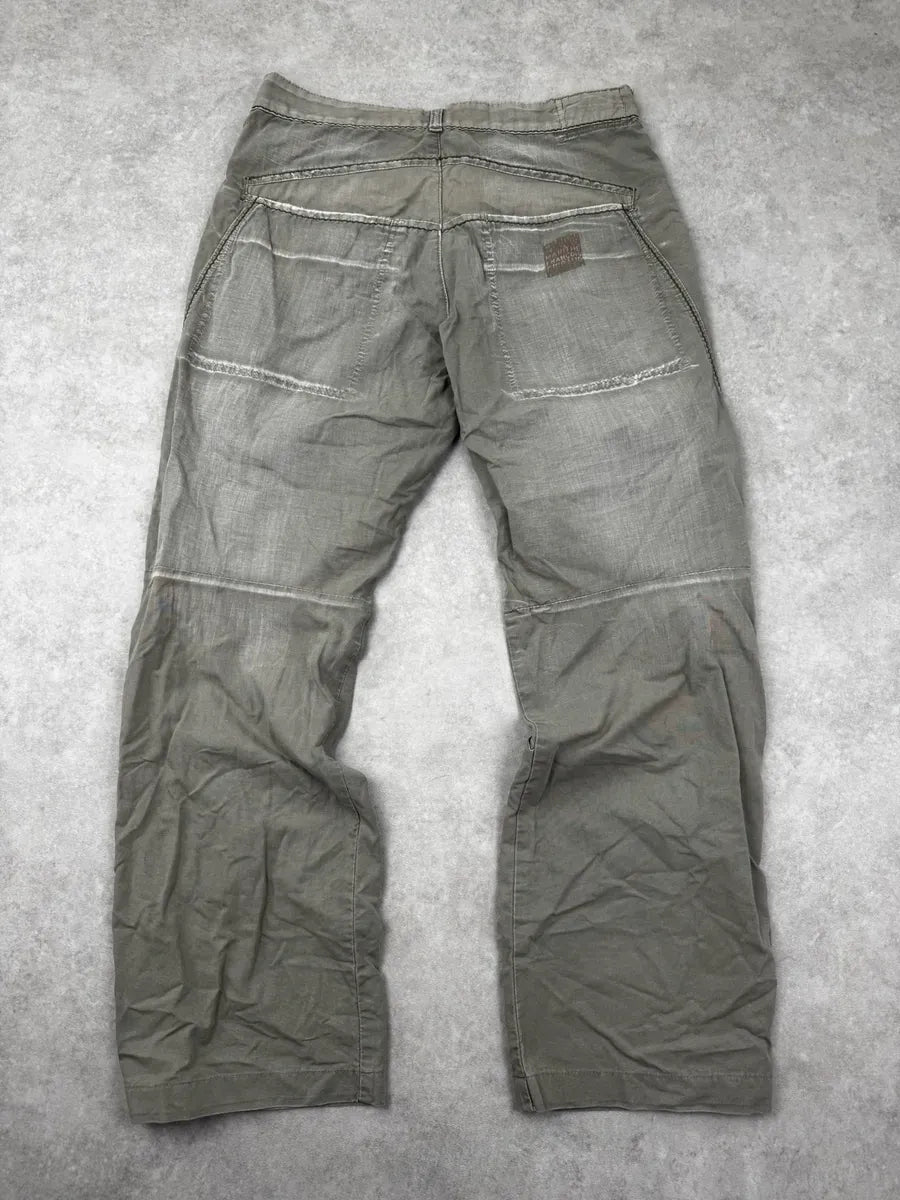 2000s Marithé + François Girbaud Faded Grey Denim Jeans XypAXuL 5
