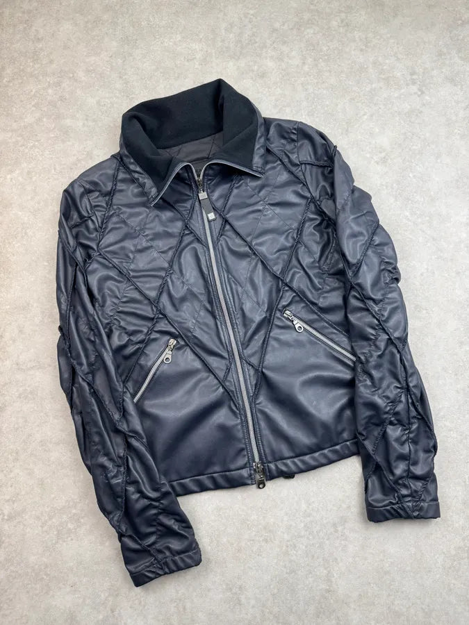AW2000 Marithé + François Girbaud Structure Navy Jacket XjaKgQs 5