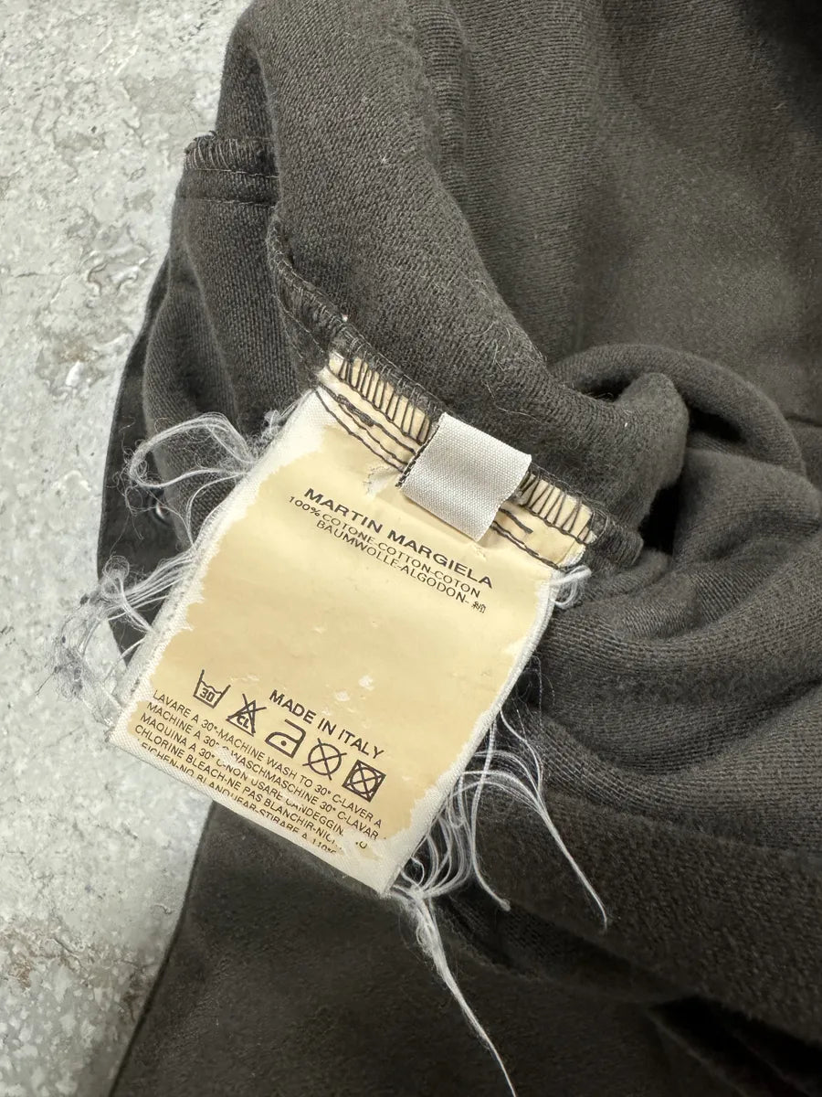 2000s Martin Margiela Brown Low Cut Wide Leg Pants (M) 5