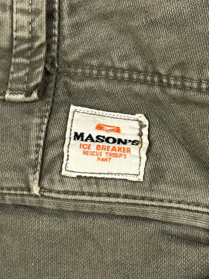 2000s Mason’s Green Avant-Garde Cargo Pants IPBAOCD 4
