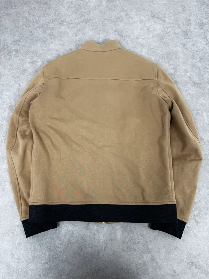 2000s Massimo Rebecchi Beige Minimalist Jacket kOZissf 3