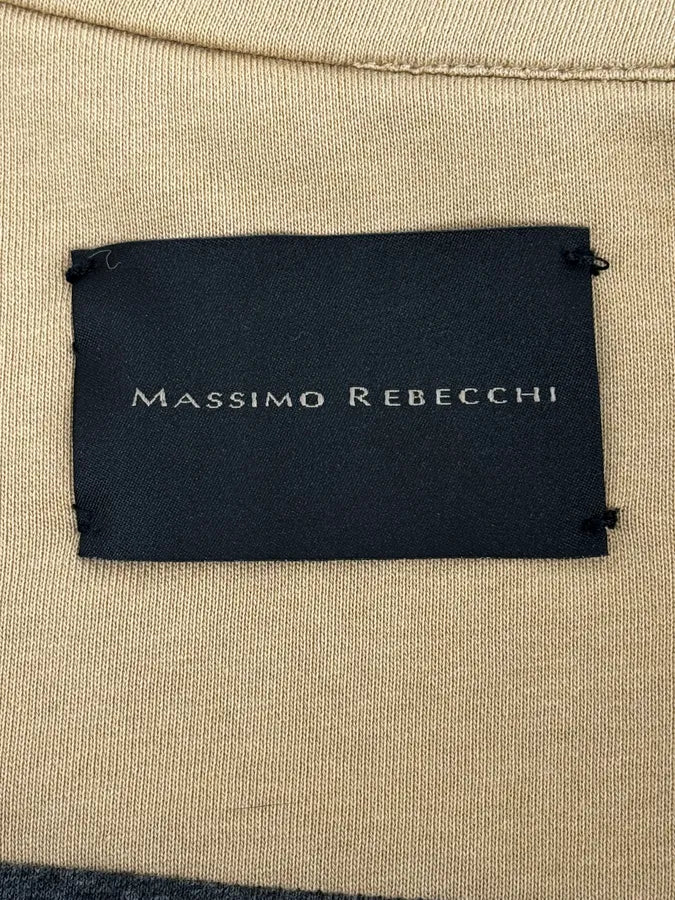 2000s Massimo Rebecchi Beige Minimalist Jacket kOZissf 8